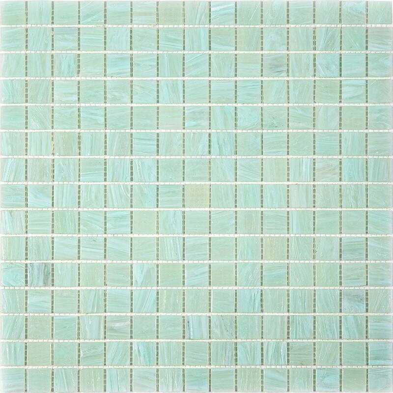 Apollo tile 12" x 12" Celestial Glossy Light Pistachio Green Glass Tile (20 sq ft/case) - 20 Pack