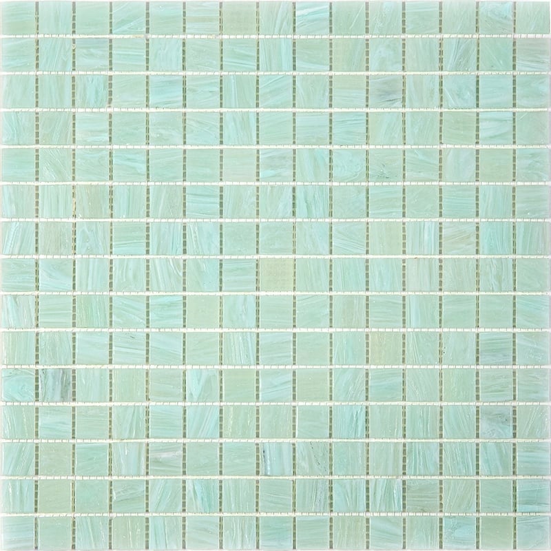 Apollo tile 12" x 12" Celestial Glossy Light Pistachio Green Glass Tile (20 sq ft/case) - 20 Pack
