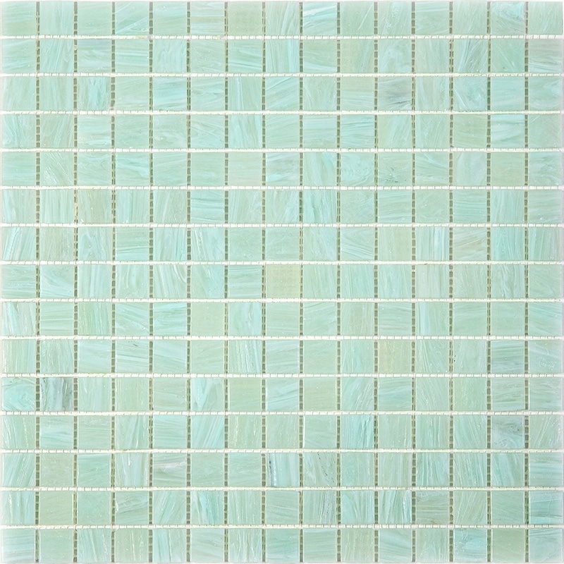 Apollo tile 12" x 12" Celestial Glossy Light Pistachio Green Glass Tile (20 sq ft/case) - 20 Pack