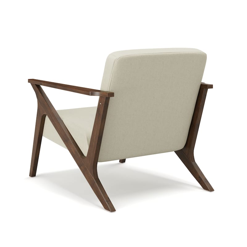 Grove MCM Wood Frame Upholstered Accent Chair