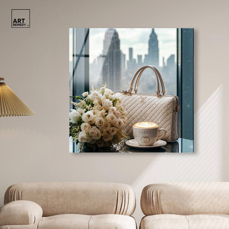 Glam by the Window New York Acrylic by Art Remedy, Ready to Hang