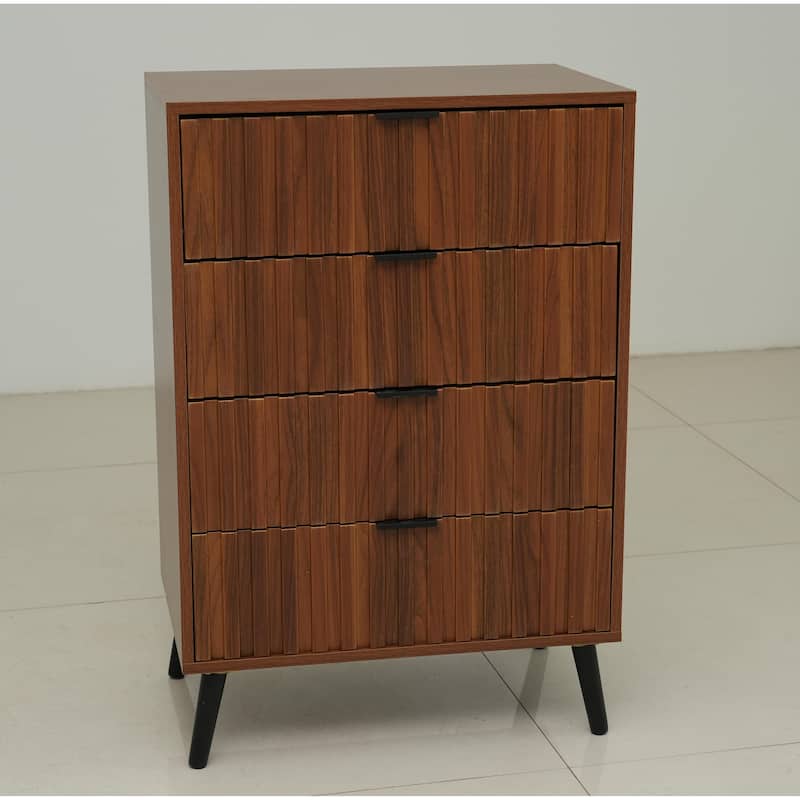 Wooden Chest of Drawers - Spacious Storage Organizer for Bedroom or Living Room, Modern Design with Multiple Compartments