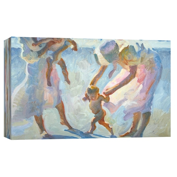 PTM Images 9-101721 PTM Canvas Collection 8" x 10" - "First Encounter" Giclee Children and Women Art Print on Canvas