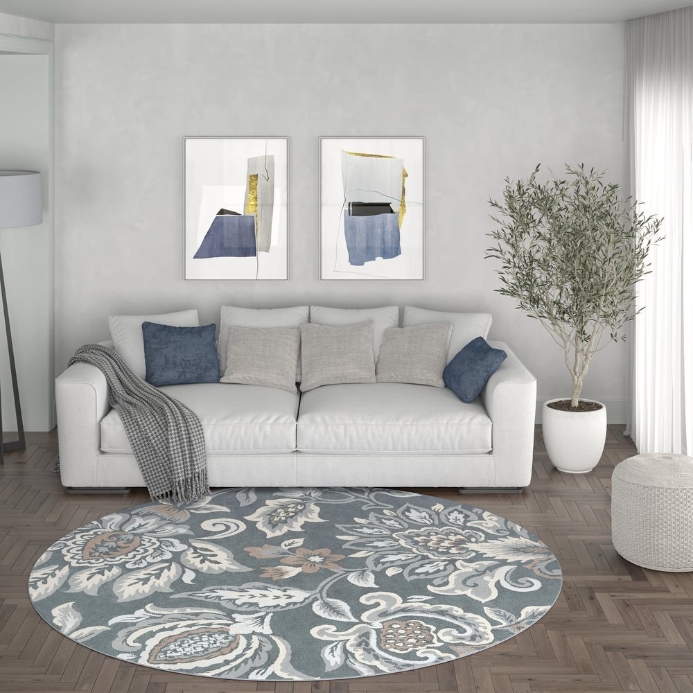 Carrington Farmhouse Floral & Botanical Indoor Area Rug