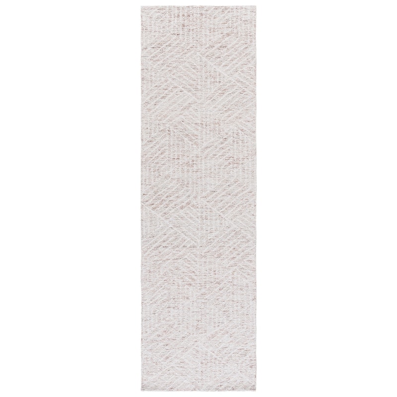 SAFAVIEH Handmade Pine Gulengul Wool Rug - Grey/Brown - 2'3" x 8' Runner