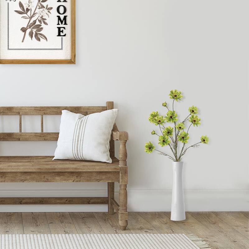 32" Green Cosmos Artificial Decorative Floral Spray