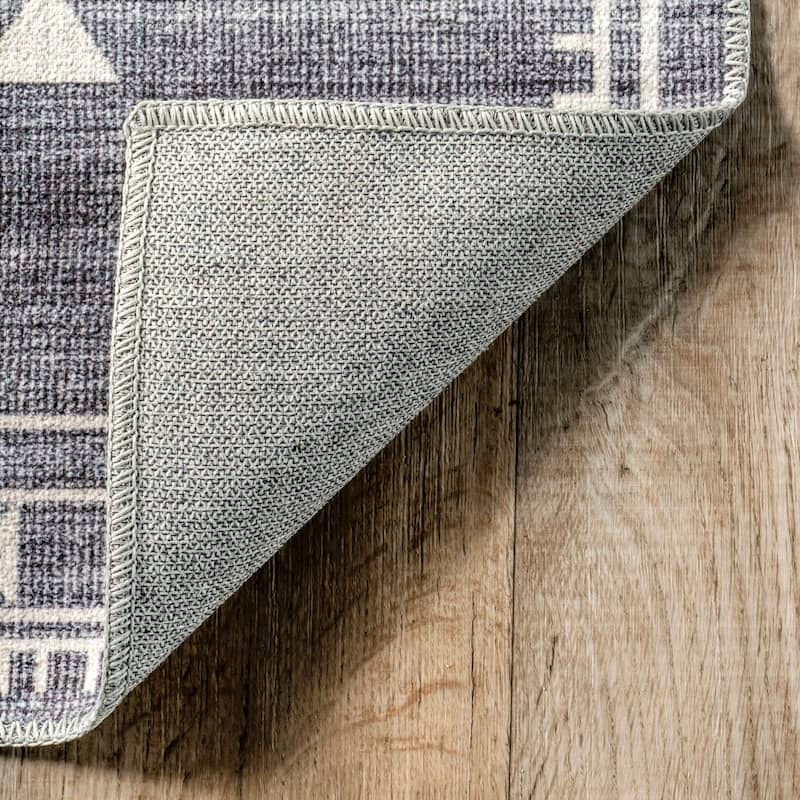 Nuloom Shenai SplashGuard Machine Washable Area Rug