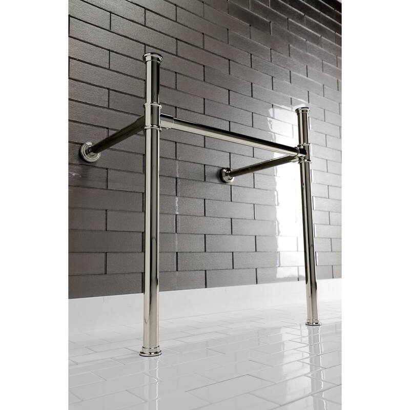 Kingston Brass Fauceture Stainless Steel Console Sink Legs - Polished Nickel