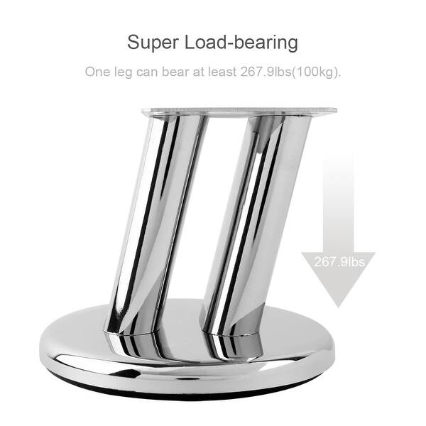 4pcs Stainless Steel Furniture Legs Feet Cabinet Worktop Shelves Bed Bookcase Silver Tone On Sale Overstock 28732914