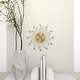 preview thumbnail 59 of 68, Gold / Copper / or Silver Iron Metal Starburst Sun Glam Wall Clock