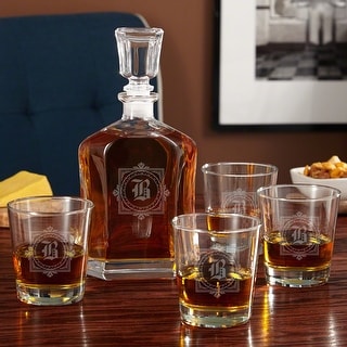 Winchester Decanter Set with Custom Whiskey Glasses - Bed Bath & Beyond ...