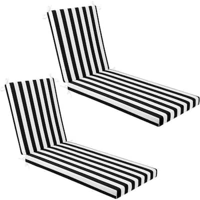 WINSOON Chaise Lounge Cushions Outdoor 80 x 26 x 3 Inch