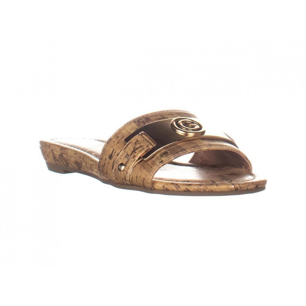 g by guess jeena slide flat sandals