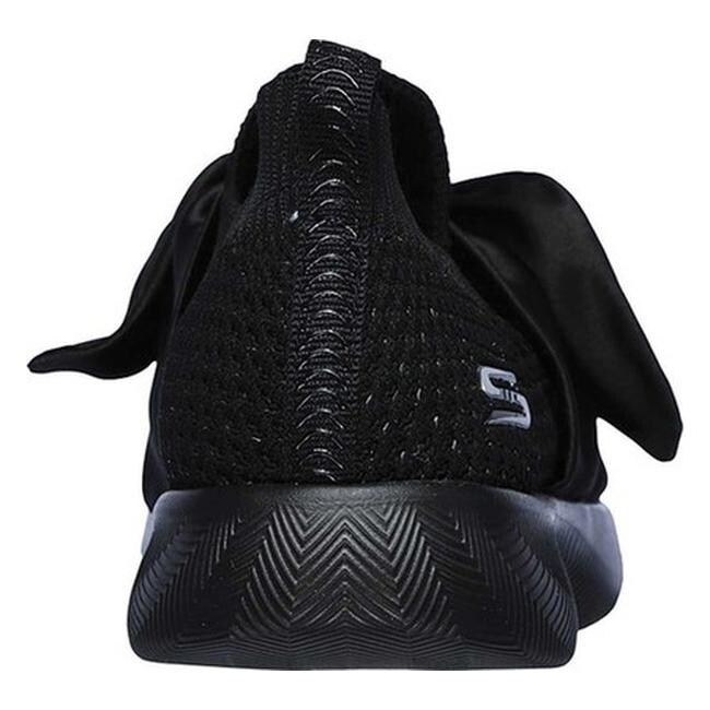 skechers bow beauty black