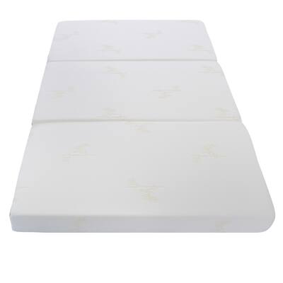 Milliard Tri Folding Full Mattress with Ultra Soft Removable Cover and Non-Slip Bottom