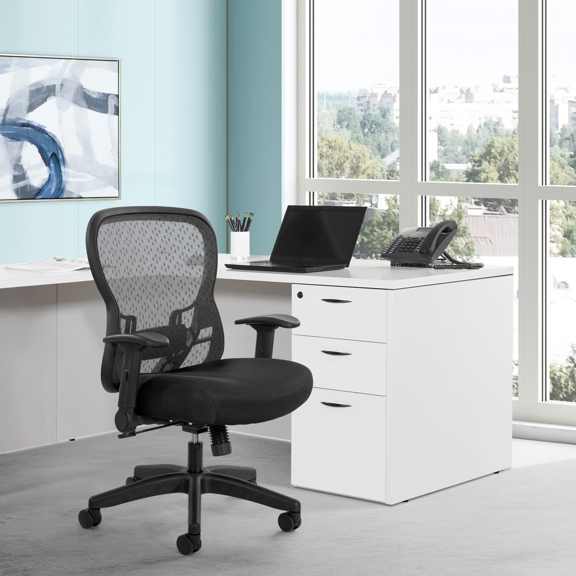 Deluxe mesh task chair outlet