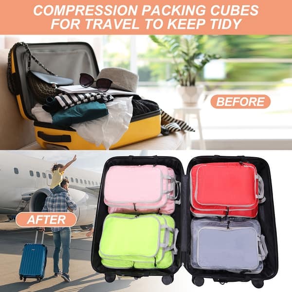Compression Packing Cubes For Travel