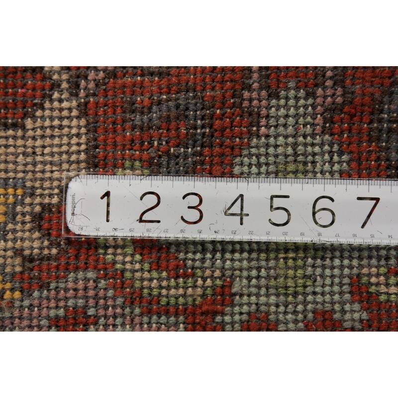 Navy Blue Oushak Indian Area Rug Handmade Wool Carpet - 8'0"x 9'8"