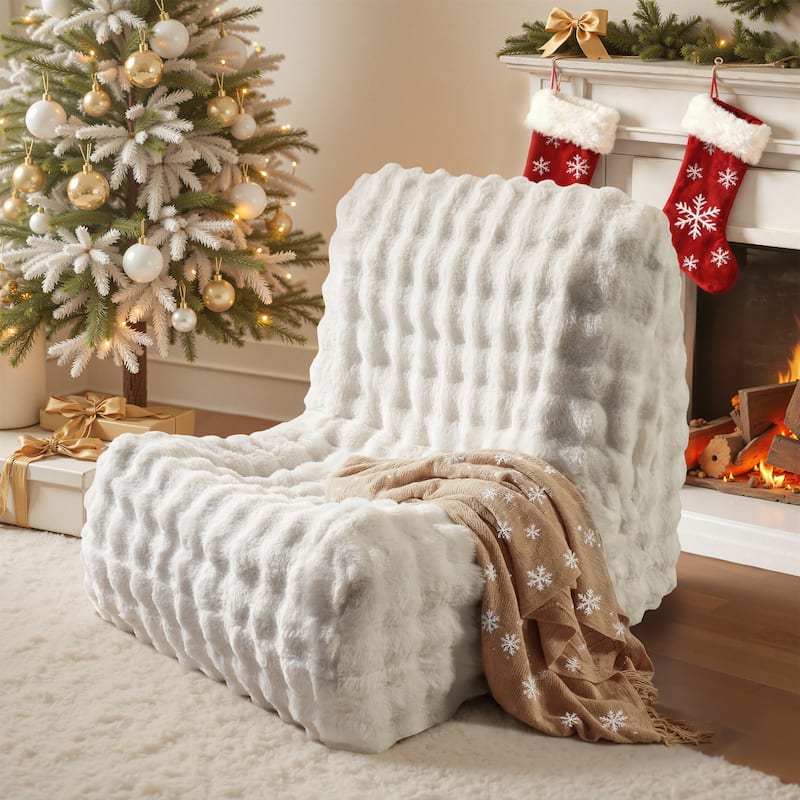 OVIOS Cloud-Like Plush Bean Bag Chair (Reinforced Pile Edition)