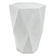 preview thumbnail 1 of 2, Uttermost Volker White Side Table