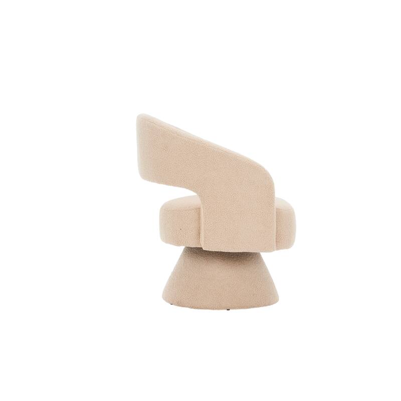 Swivel Accent Chair, Modern Luxury Accent Chair, Comfy Round Armchiars, 360 Degree Swivel Barrel Chairs for Living Room