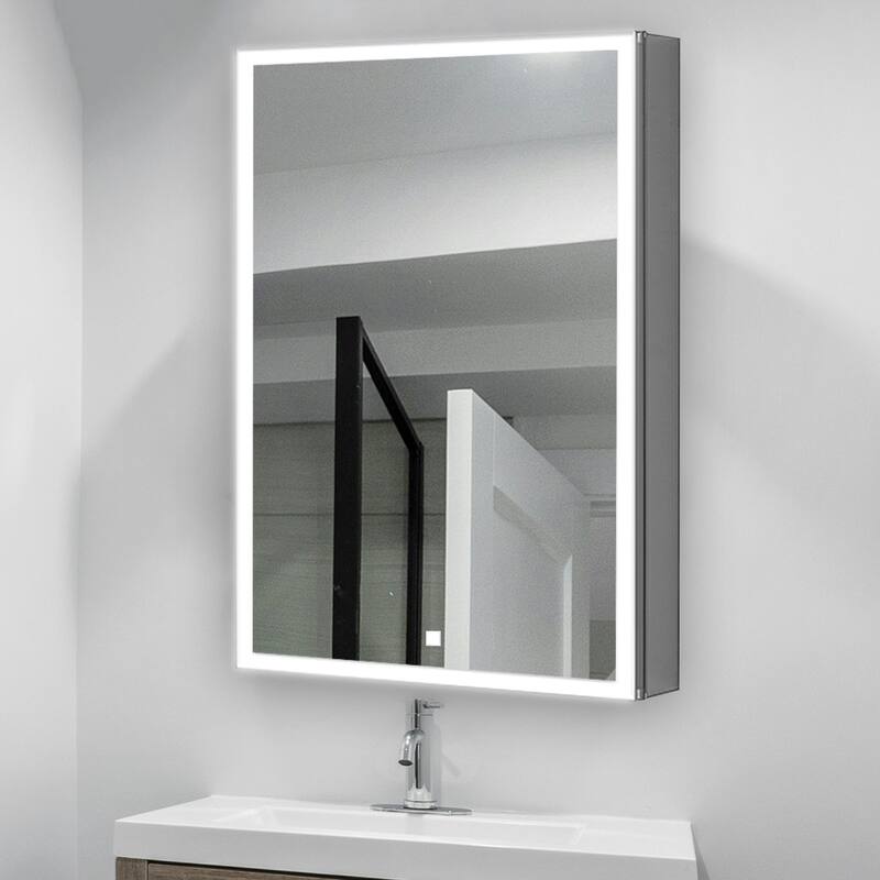 Medicine Cabinet With Light 24W x 30H x 5D Right Hinge - 24"x32"/Right-Hinge