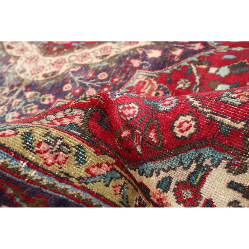 ECARPETGALLERY Hand-knotted Antalya Vintage Red Wool Rug - 6'7 x 9'8