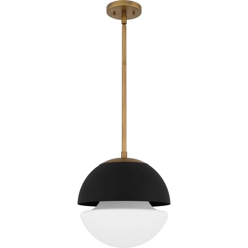 Quoizel Piccolo Pendant One Light Mini Pendant - Weathered Brass