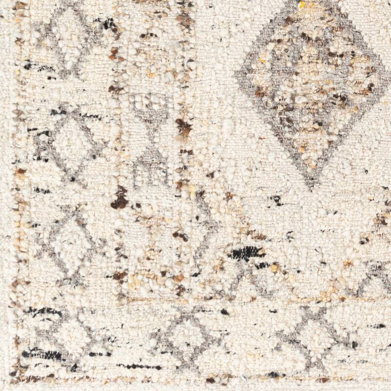Surya Ishvi Handmade Bohemian Diamond Wool Area Rug