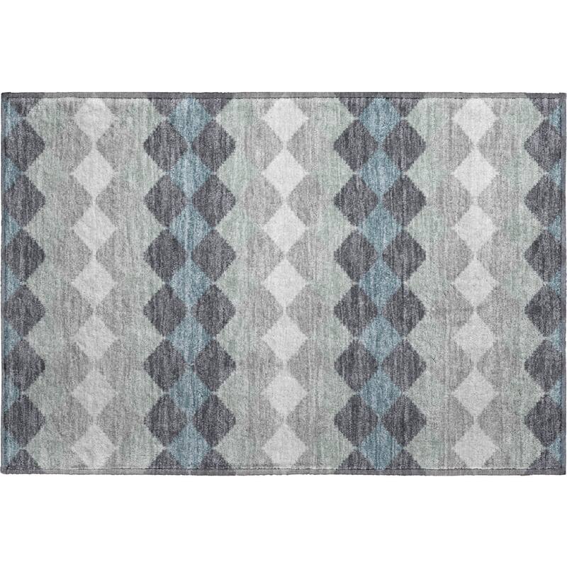 Premium Washable Super Soft Diamond Modern Mayfield Rug