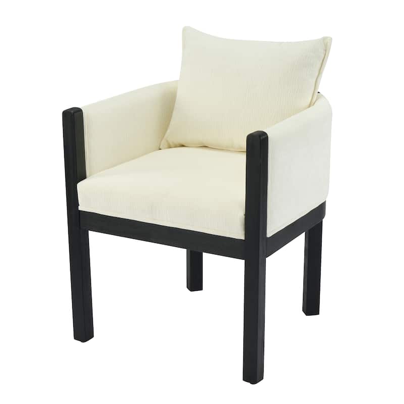 Christopher Knight Home - Callahan Linen Upholstered Dining Chair with Armrests