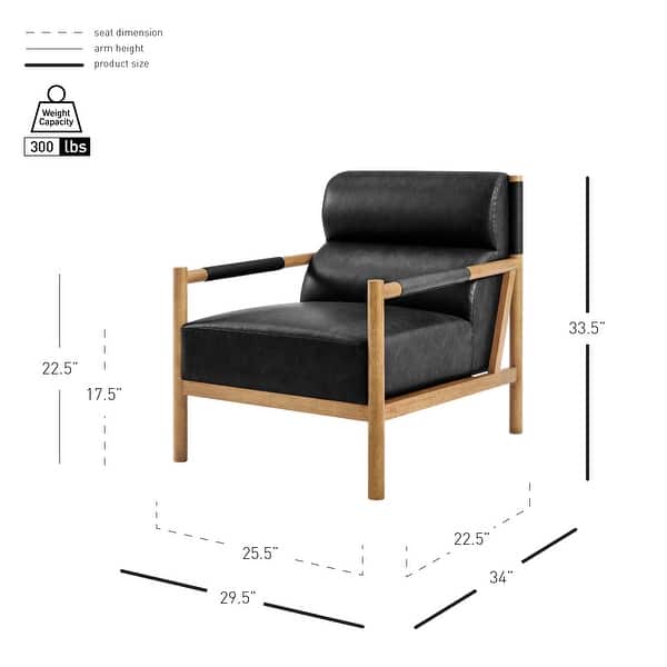 dimension image slide 1 of 2, NPD Furniture Olsen Accent Arm Chair