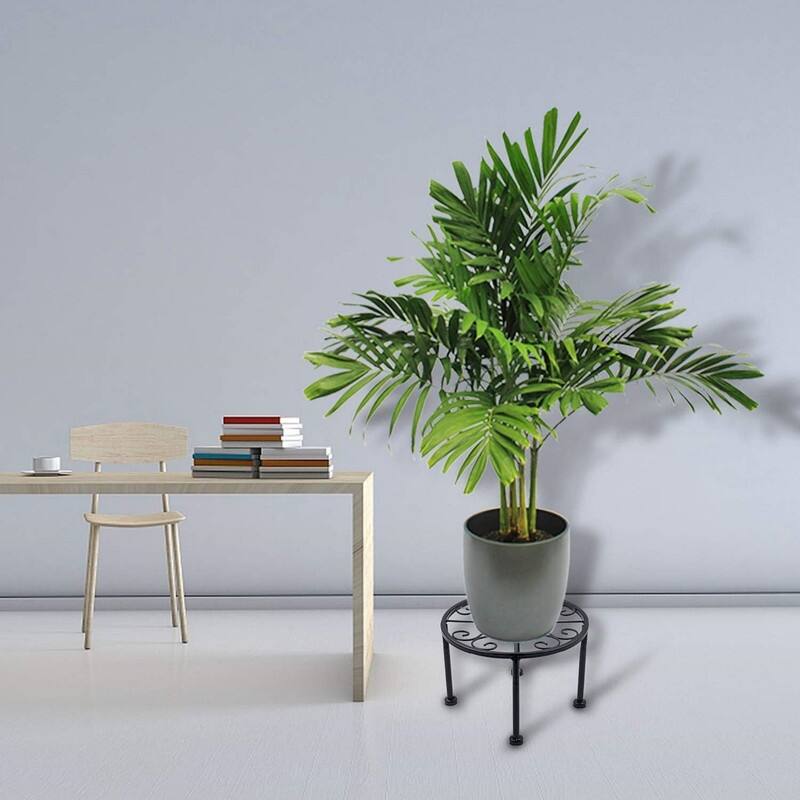 3 Pack Potted Plant Stand Rustproof Iron Black Bed Bath & Beyond