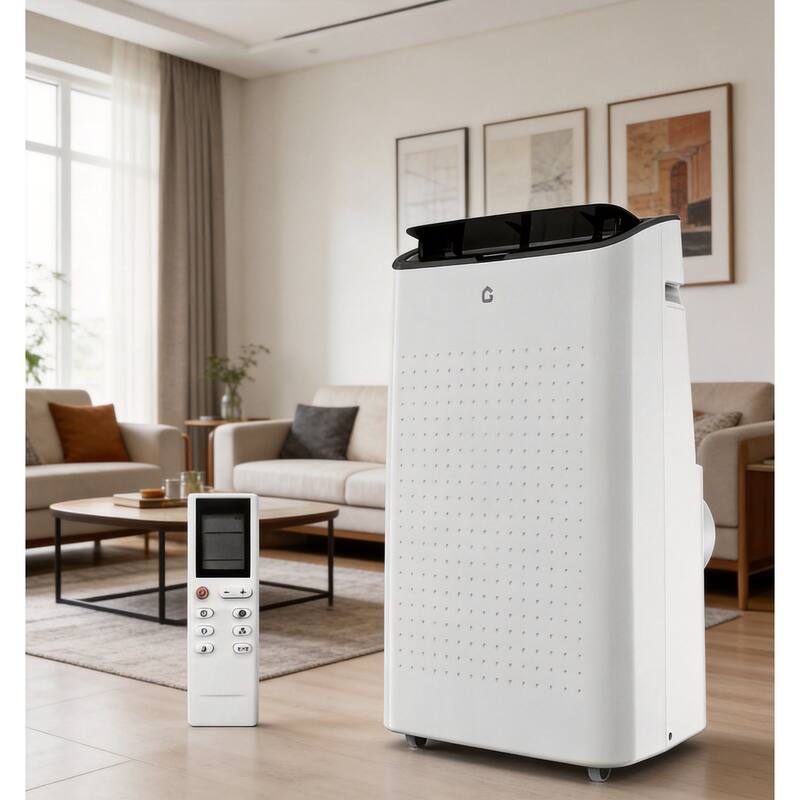 14000 BTU 3 in-1 Ac Unit, With Dehumidifier & Fan Mode - Black