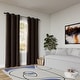 preview thumbnail 6 of 28, Sun Zero Cascade Pleated Velvet Blackout Grommet 1-Piece Curtain Panel, Single Panel