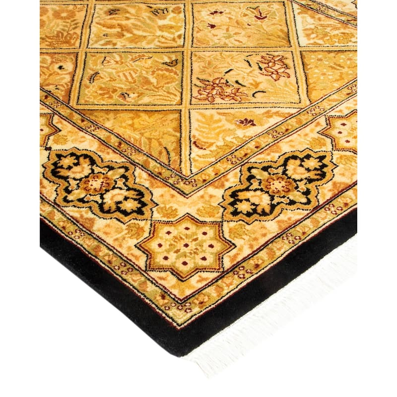 Overton Handknotted Wool Traditional Oriental Brown Runner