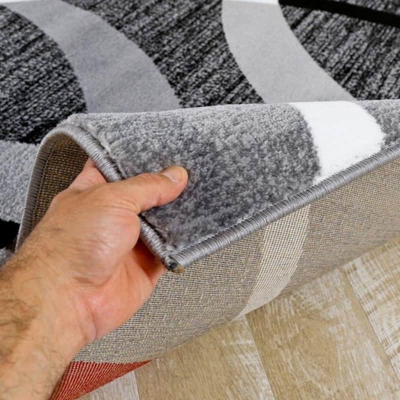 Luxe Weavers Gray Modern Geometric Area Rug - 8' x 11'