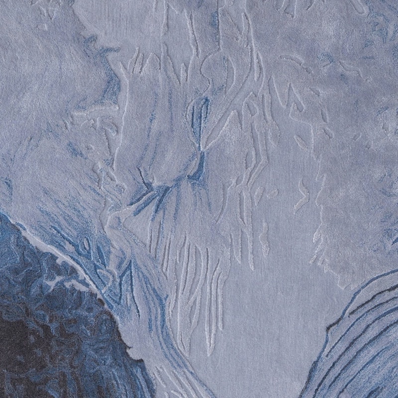 HomeRoots Abstract Coastal Rectangle Area Rug