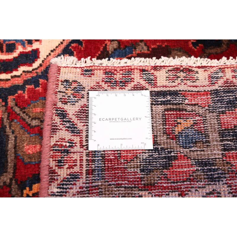 ECARPETGALLERY Hand-knotted Anatolian Vintage Red Wool Rug - 5'0 x 8'3