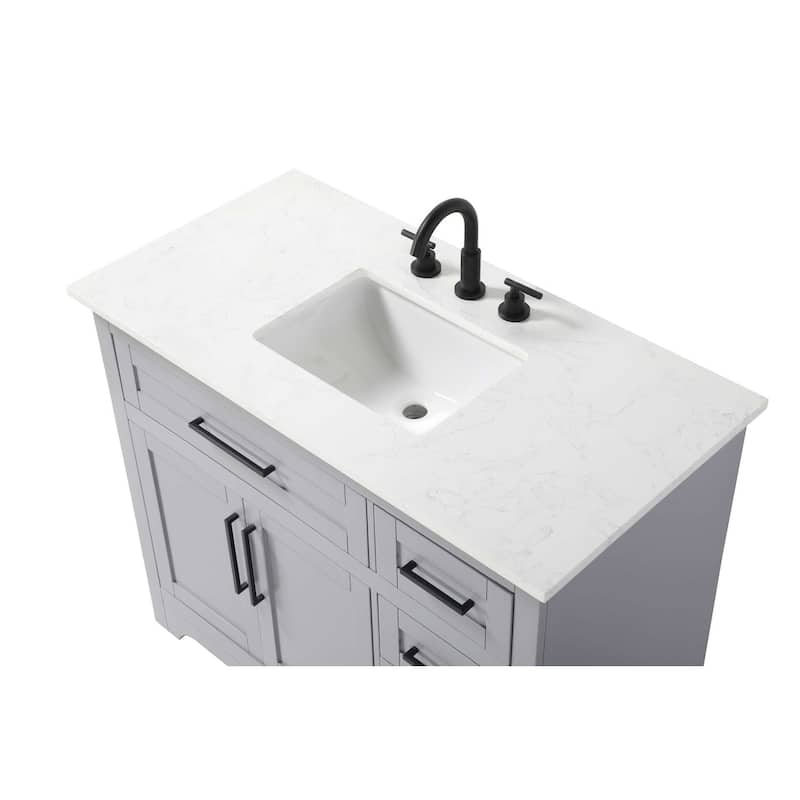 Nathaniel Single Bathroom Vanity (32-42 inch)