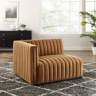 Cooper velvet top lounge chair