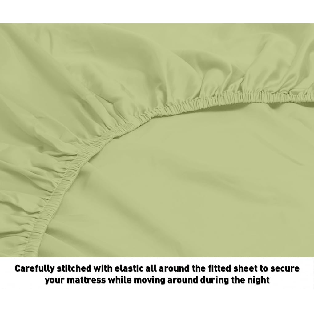 Fresh Home 1000 Thread Count Egyptian Quality Cotton Deep Pocket Dobby Stripe-image