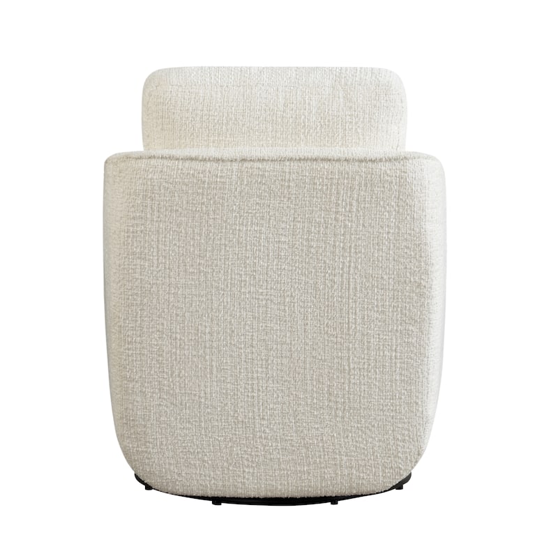 Studio Living Landon Swivel Accent Chair in Velvet Fabric
