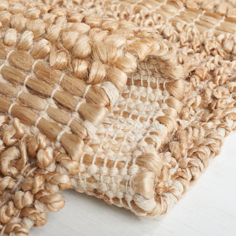 SAFAVIEH Handmade Natural Fiber Laylah Farmhouse Jute Rug