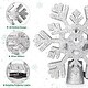 preview thumbnail 14 of 16, Yescom Christmas Tree Topper Star, 3D Snowflake Rotating Projector, LED Lights, Golden Star Xmas Décor - One-size