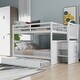 preview thumbnail 3 of 23, Full over Full Bunk Bed with Twin Size Trundle