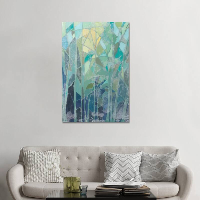 iCanvas "Stained Glass Forest II" by Grace Popp Canvas Print - 48x32x1.5