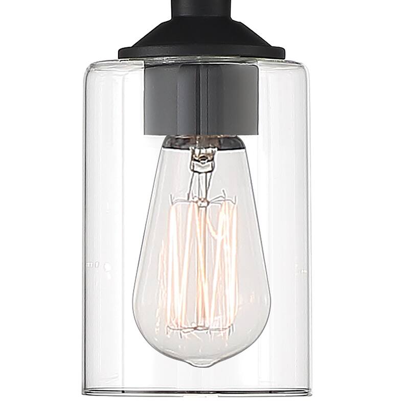 Moulins 3-ight Linear Modern Farmhouse Rectangle Chandelier with UL Certified - 25in