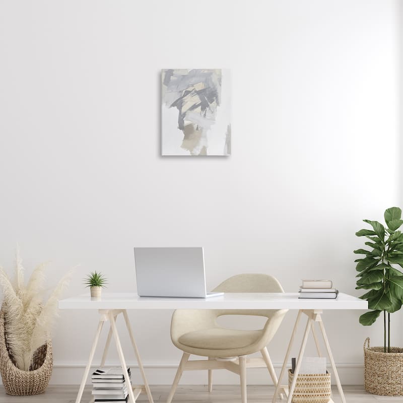 Stupell Elegant Contemporary Grey Shades Canvas Wall Art Design By Rachel Springer