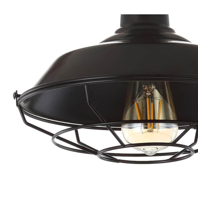 Georgia 10.2" Metal LED Semi-Flush Mount, by JONATHAN Y - 10.2'
